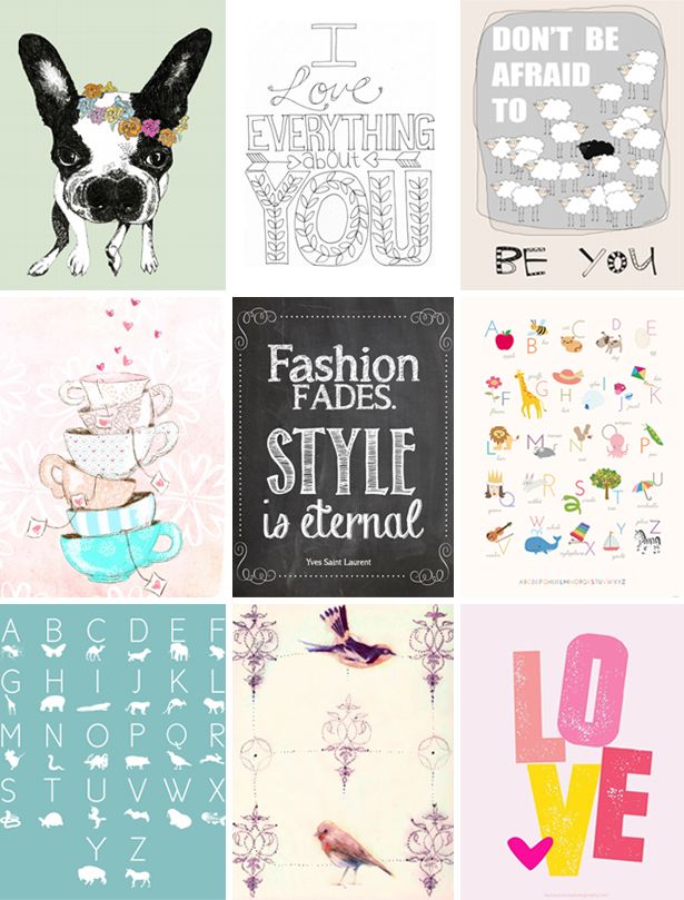 DIY / free printable posters - PS by Dila | PS by Dila - Your daily